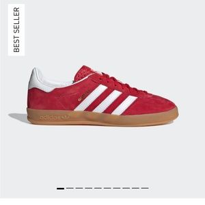 Gazelle indoor shoe red